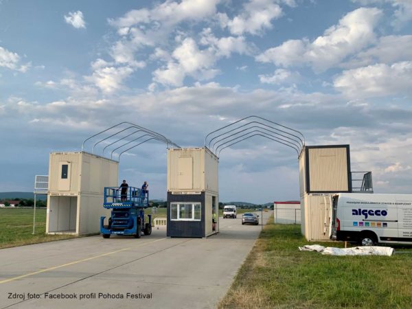Naše plošiny na festivale Pohoda - Prenájom pracovných plošín